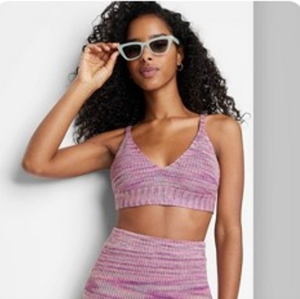 Wild Fable bodycon skirt & triangle sweater top set